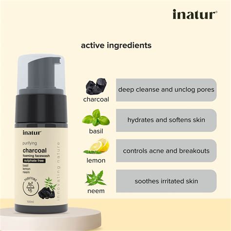 Charcoal Facial Foam | Deep Cleaning | Oil Control | Skin Nourishment ...