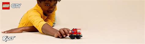LEGO City Rides – Fire Truck - Mini Car Toy Building Kit with ...
