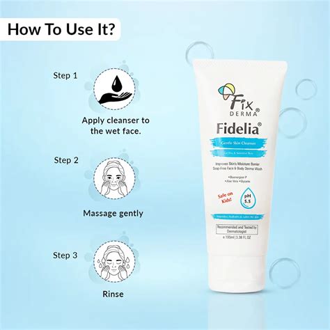 Fidelia wash for dry and sensitive skin – Fixderma Skincare