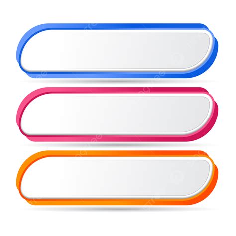 مربع نص أبيض مع حدود ملونة عنوان لافتة فارغة, مربع الكتابة, مربع نص أبيض, لافتة PNG والمتجهات ...