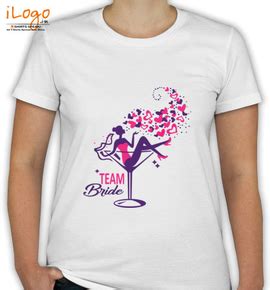 Team-bride Women's R/N T-Shirt at Best Price [Editable Design] India