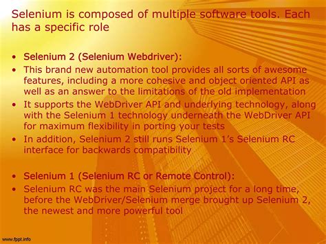 Selenium Testing Tool 的图像结果