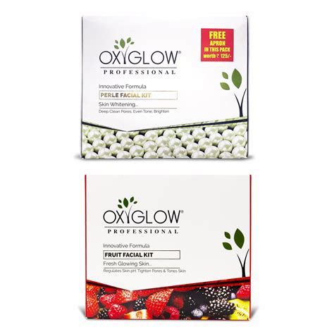 Pearl Facial Kit 260 Gm + Fruit Facial Kit 260 Gm – OxyGlow Cosmetics
