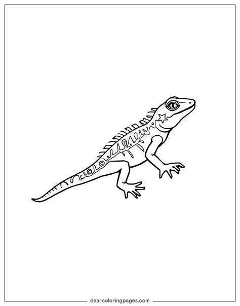 Lizard Coloring Pages - 9 Free Printable Coloring Pages