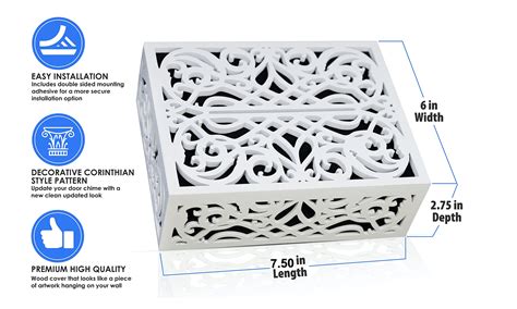 Doorbell Chime Cover Box Corinthian Style Inside Doorbell Chime ...