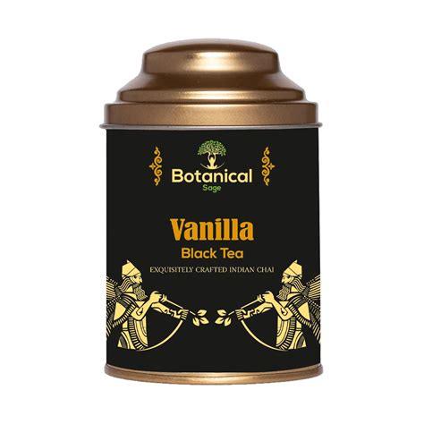 Botanical Sage- Vanilla Black Tea 100g With Free Tea Infuser ...