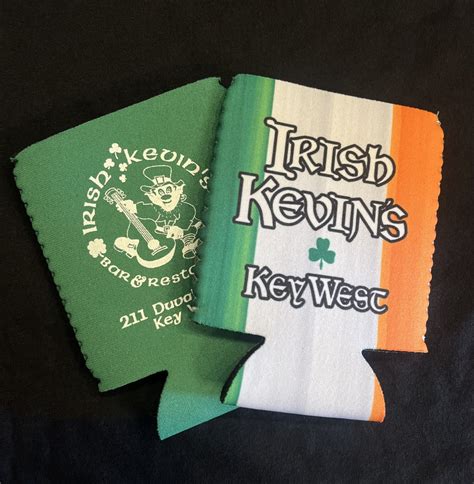Green or Flag Pocket Pal/ Collapsible Coozie - Irish Kevin's Bar