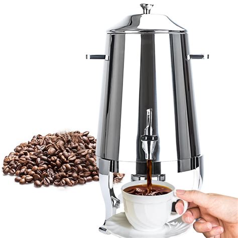Amazon.com | Vigamimn Commercial Coffee Urn, 13L/100 Cup Stainless ...