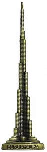APEROL DESIGN Dubai Burj Khalifa Tower Miniature Home Decor Showpiece ...