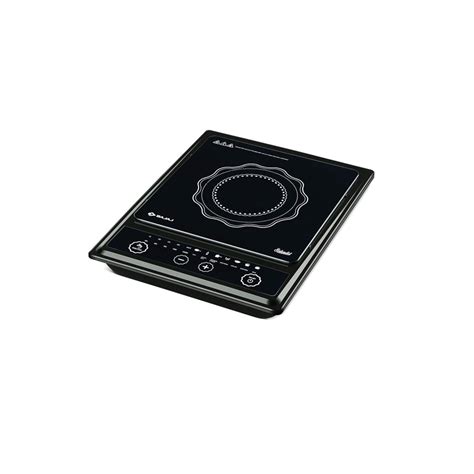 Bajaj Splendid 1200W Induction Glass Ceramic Cooktop with Pan Sensor ...