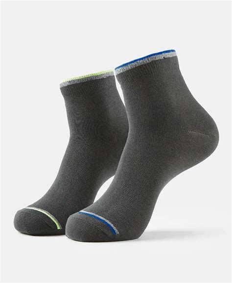 Buy Compact Cotton Ankle Length Socks With StayFresh Treatment ...