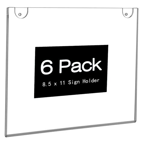 Wall Mount Slant Back Sign Holder 8 5 X 11 | Desertcart INDIA