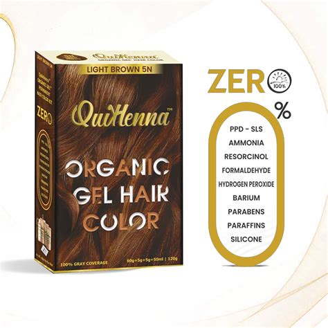 QuikHenna Organic Gel Hair Color 120 Gm - 6G Golden Blonde ...