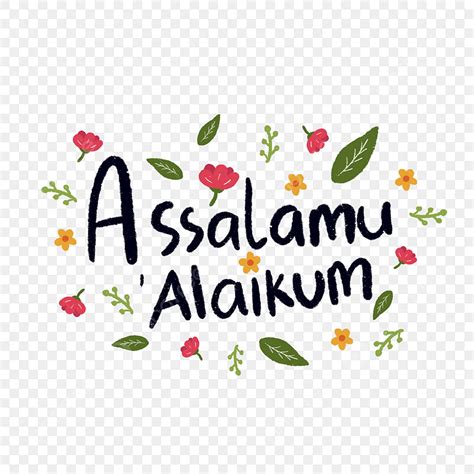 Assalamu Alaikum PNG Transparent, Assalamu Alaikum Islamic Greeting ...