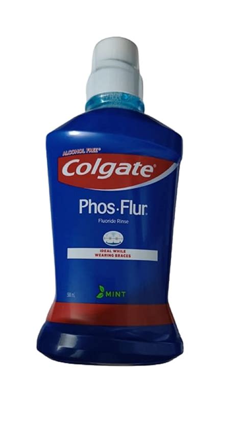 Colgate Phos.Flur Ortho Defense, Active Fluoride Rinse, Sodium fluoride ...