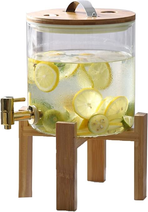 Aprilhp Drinks Dispenser Jar with Leak Free Tap, Glass India | Ubuy