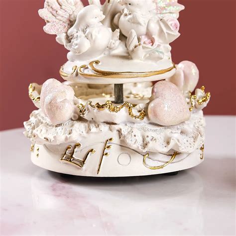 Musical Doves Showpiece Rotating Decor White Online - Premium Decor ...