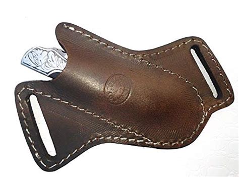 Ottoza Custom Handmade Dark Brown 6" Folding Knife Sheath - Folding ...