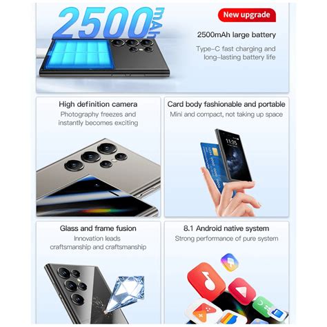 2025 חדש SOYES S24 Pro Max Mini 4G LTE Business Mini סמארטפון 3.0 אינץ ...