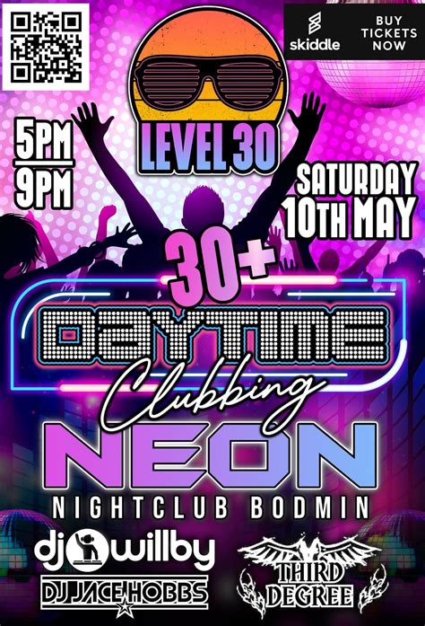 Over 30s Daytime Clubbing at Neon, Bodmin 10th May 2025, Neon Nightclub ...