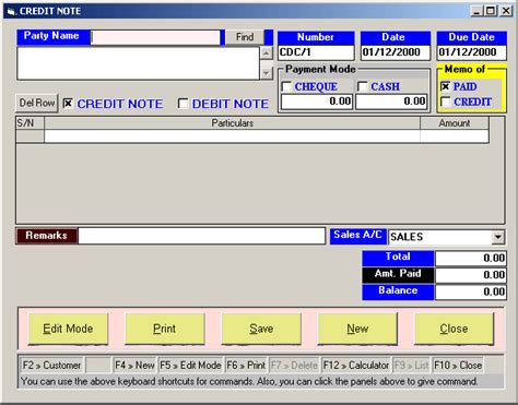 Client Billing Software, Editing Customer Returns / Transactions Memos ...