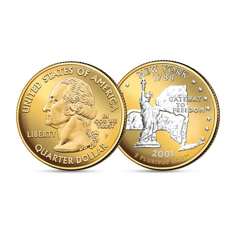 The Complete Platinum and Gold Statehood Quarters Collection