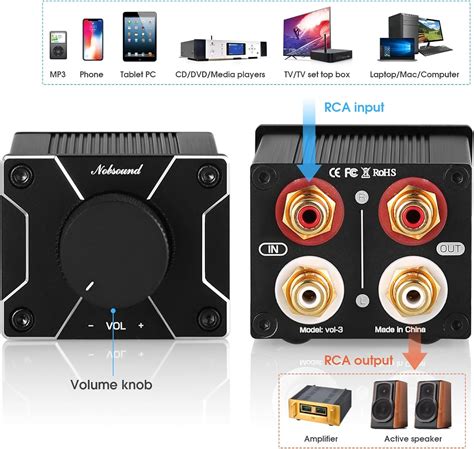Nobsound High Precision Passive Preamp Volume India | Ubuy