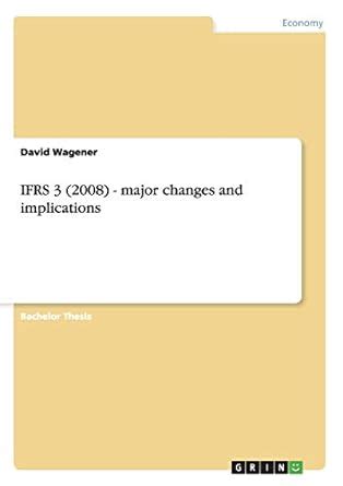 Buy IFRS 3 (2008) - major changes and implications Book Online at Low ...