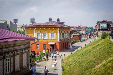 Irkutsk, Russia - June 22, 2019: Architecture and Streets in the City ...