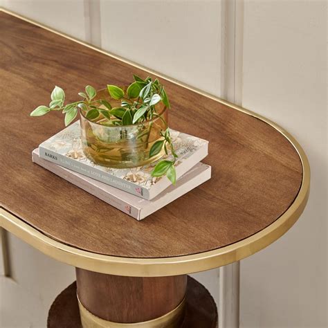 Buy Eclat Mango Wood Top Console Table - Walnut from Home Centre at ...