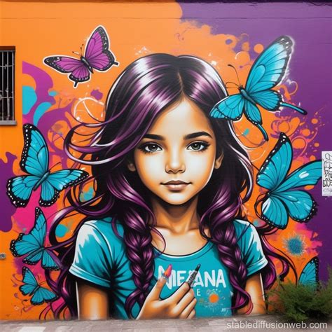 10-Year-Old Brown-Haired Girl, Nature & Book Lover with a Purple ...