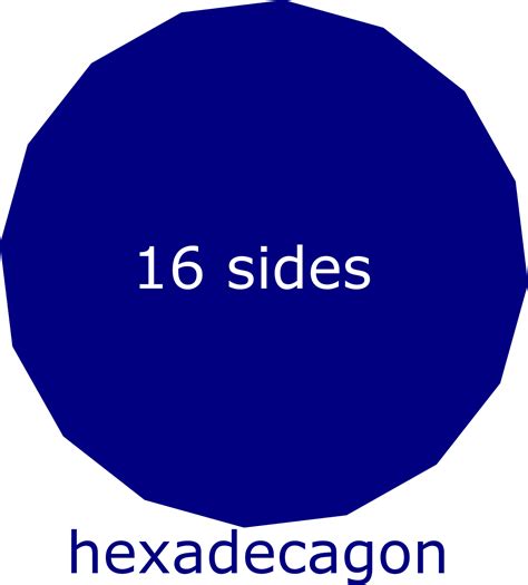 Free Regular Polygon Images Up to 1 Million Sides ~ Classroom Colors