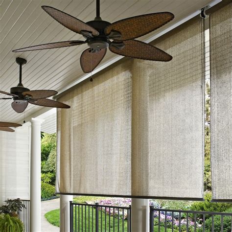 Coolaroo 120-in Light Filtering Corded Roller Shade in the Window ...