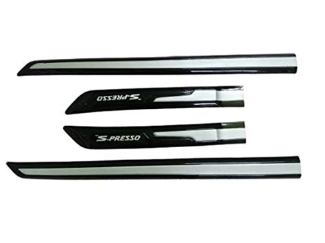 CARMAX Stylist ABS Premium Car Side Beading/Side Garnish Black with ...