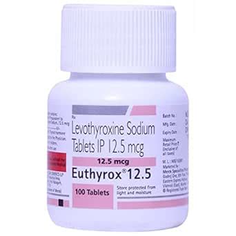 Euthyrox 12.5 - Strip of 100 Tablets : Amazon.in: Health & Personal Care