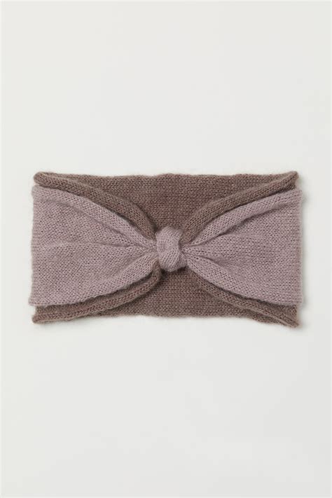 Mohair-blend headband - Mole - Ladies | H&M IN