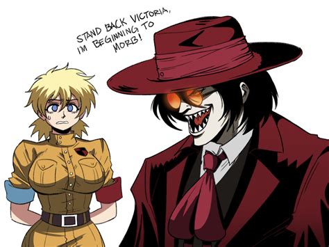 alucard and seras victoria (marvel and 2 more) drawn by tina_fate ...