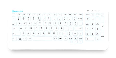 Medical keyboard compact - Purekeys.com