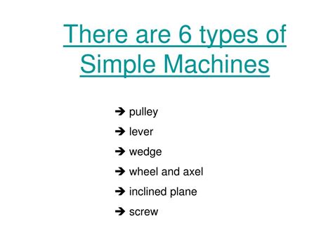 Classes of Simple Machines 的图像结果