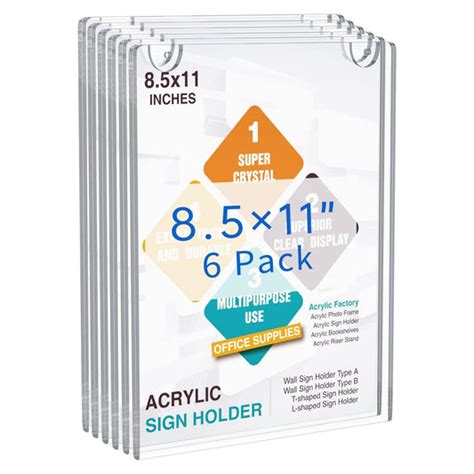 Buy Acrylic Sign Holder Online | Acrylic Stand for Table ...
