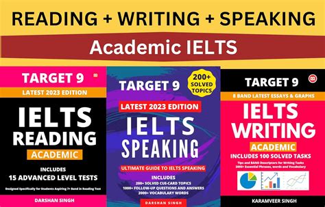 Buy IELTS Academic books set 2025: Latest IELTS 2025 Reading, Writing ...