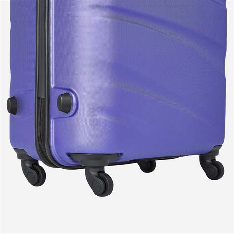 Buy Safari Flo Secure 55/66/77 cm Metallic Purple Suitcase