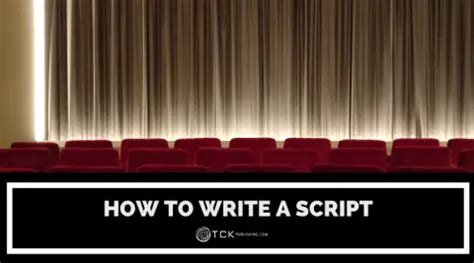 Image result for Write a Script Infomation
