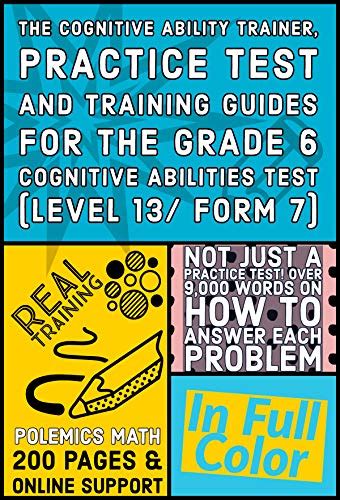 The Cognitive Ability Trainer, Practice Test and Training Guides for ...