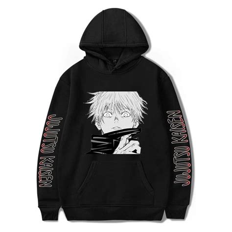 YEOU Anime Jujutsu Kaisen Yuji Itadori Hoodie Pullover Sweatshirt ...
