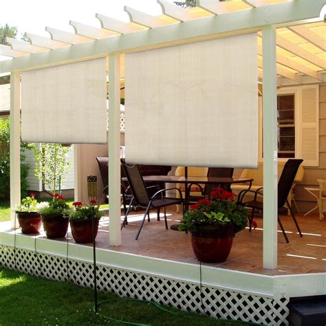 TANG Exterior Roller Shade Blinds Roll up Shade India | Ubuy