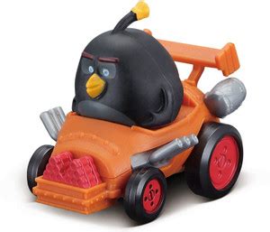 Maisto Angry Birds Crashers Pullback Racers Bomb's Barrel Racer - Red ...