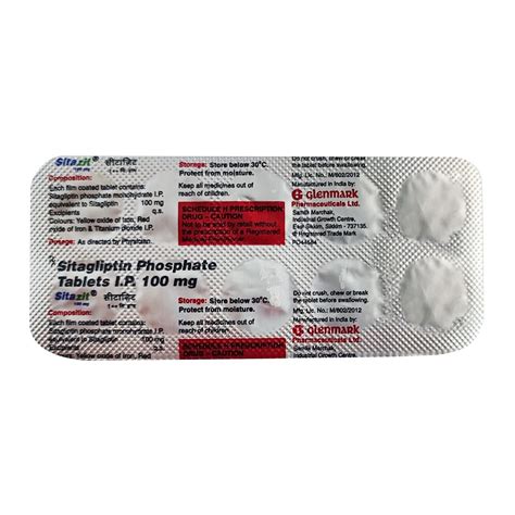 Sitazit 100mg - Strip of 10 Tablets : Amazon.in: Health & Personal Care