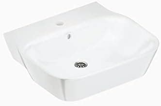 JAQUAR Continental Series Wall Mounted WASH Basin (White) with Faucet ...