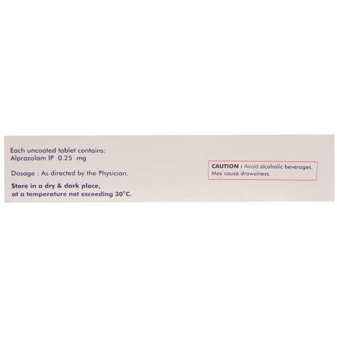 Anxit 0.25 Tablet | Uses, Side Effects, Price | Apollo Pharmacy